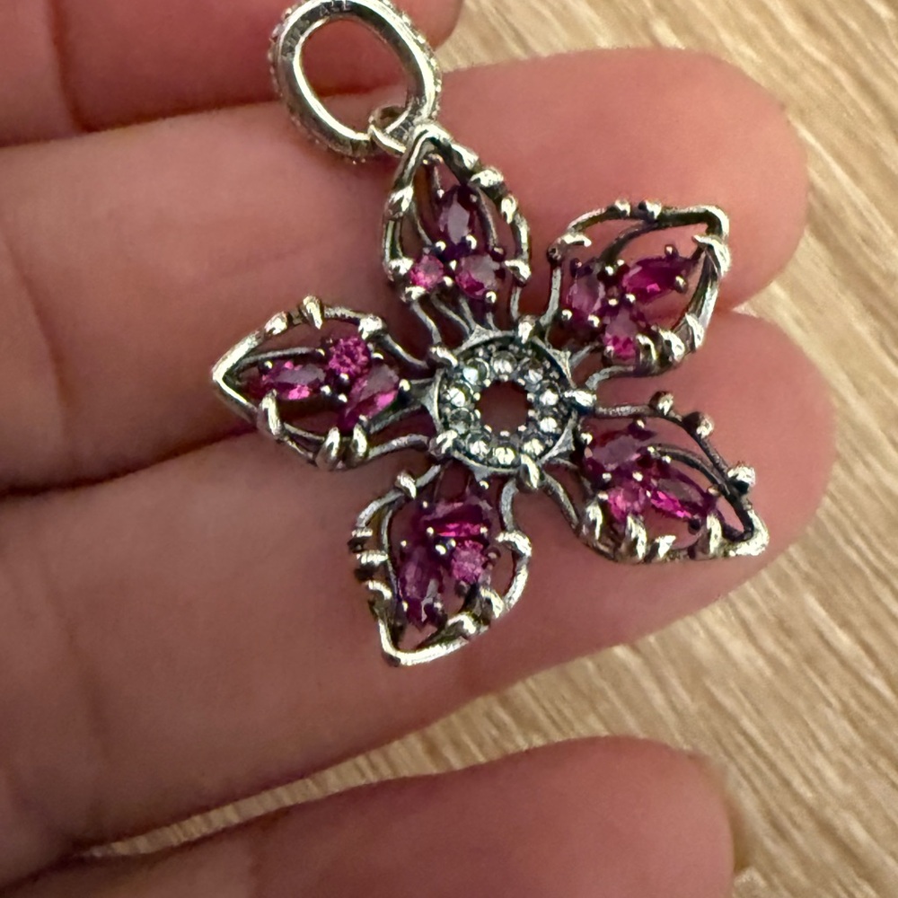 Stranger Things Demorgorgon Large Dangle Silver C… - image 1